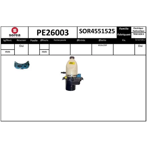 Hydraulické čerpadlo pre riadenie EAI PE26003