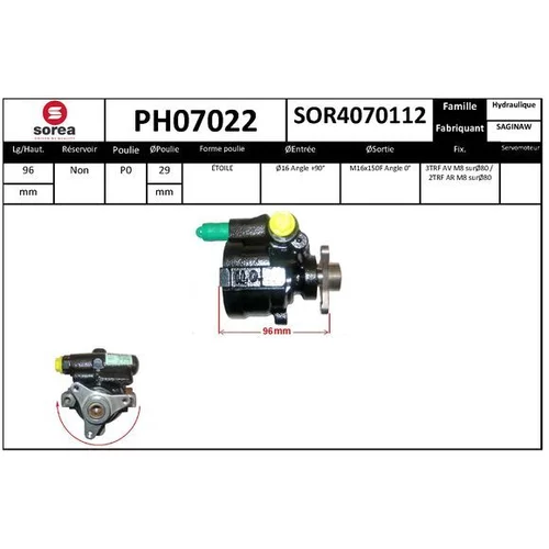 Hydraulické čerpadlo pre riadenie EAI PH07022