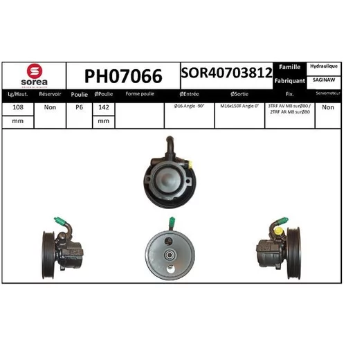 Hydraulické čerpadlo pre riadenie EAI PH07066