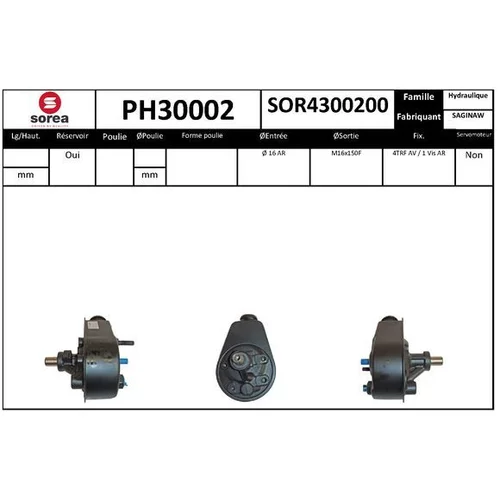 Hydraulické čerpadlo pre riadenie EAI PH30002