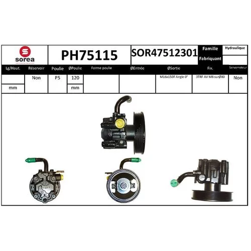 Hydraulické čerpadlo pre riadenie EAI PH75115