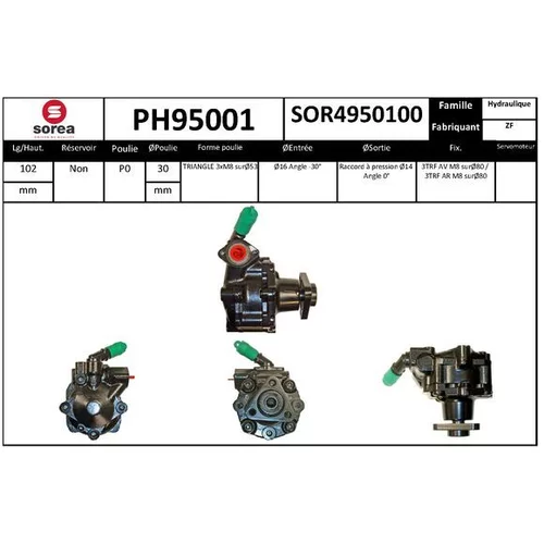 Hydraulické čerpadlo pre riadenie EAI PH95001