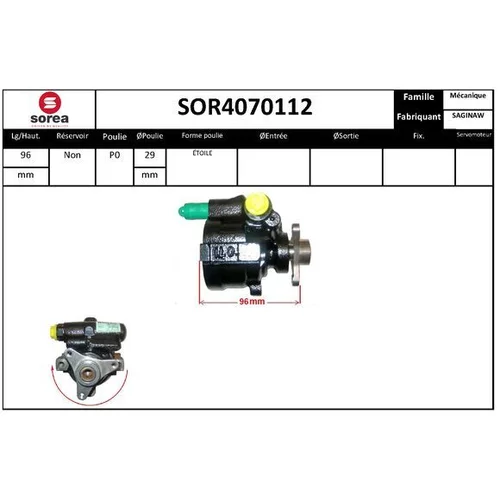 Hydraulické čerpadlo pre riadenie EAI SOR4070112