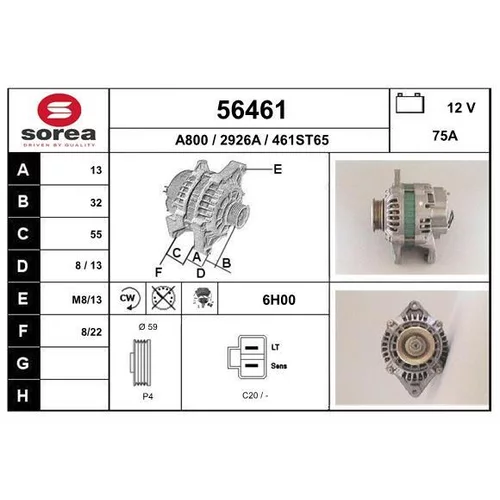 Alternátor EAI 56461