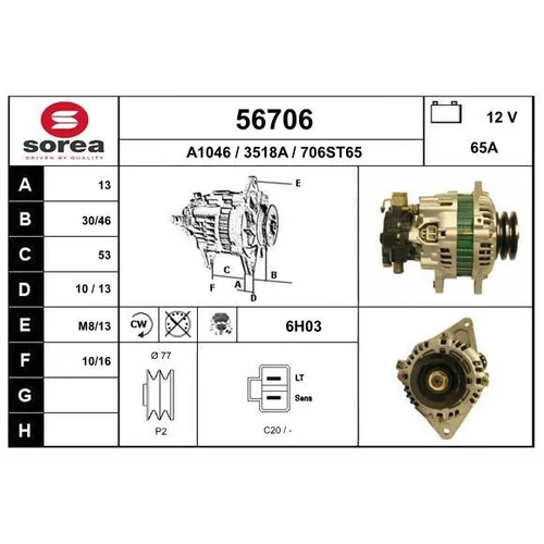 Alternátor EAI 56706