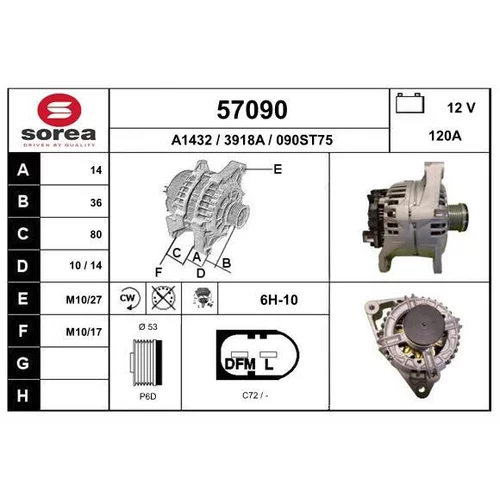 Alternátor EAI 57090