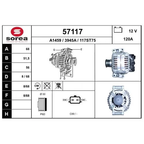 Alternátor EAI 57117
