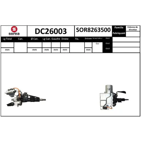 Stĺpik riadenia EAI DC26003