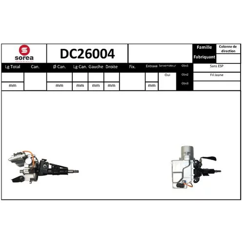 Stĺpik riadenia EAI DC26004