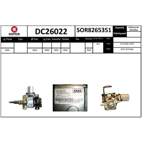 Stĺpik riadenia EAI DC26022