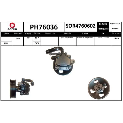 Hydraulické čerpadlo pre riadenie EAI PH76036