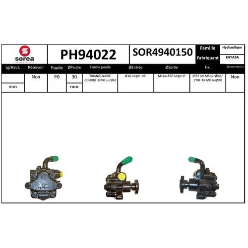 Hydraulické čerpadlo pre riadenie EAI PH94022