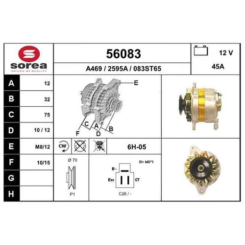 Alternátor EAI 56083