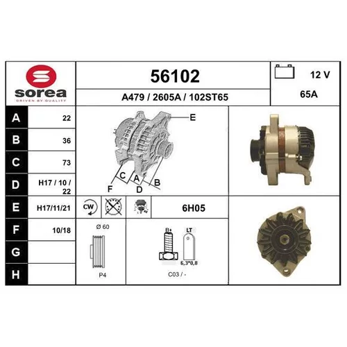 Alternátor EAI 56102
