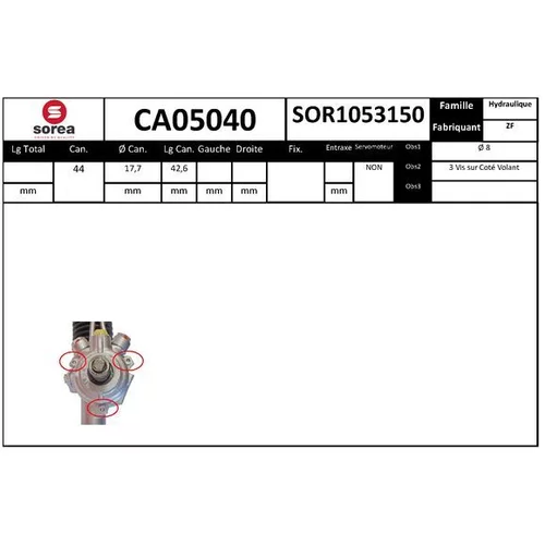 Prevodka riadenia EAI CA05040