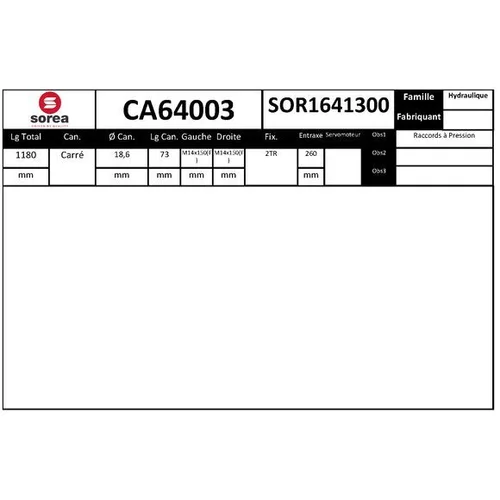 Prevodka riadenia EAI CA64003
