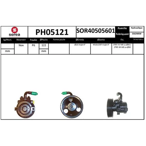 Hydraulické čerpadlo pre riadenie EAI PH05121