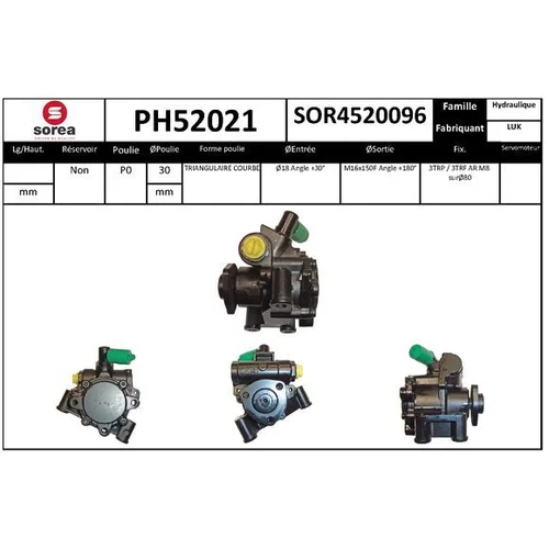 Hydraulické čerpadlo pre riadenie EAI PH52021