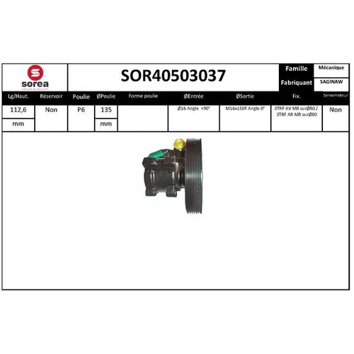 Hydraulické čerpadlo pre riadenie EAI SOR40503037