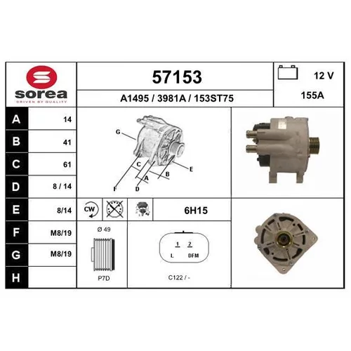 Alternátor EAI 57153