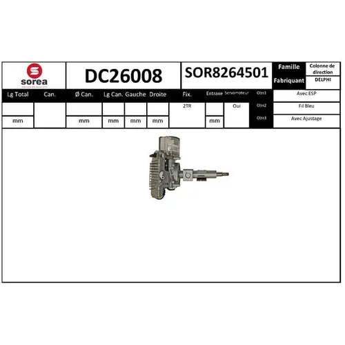 Stĺpik riadenia EAI DC26008