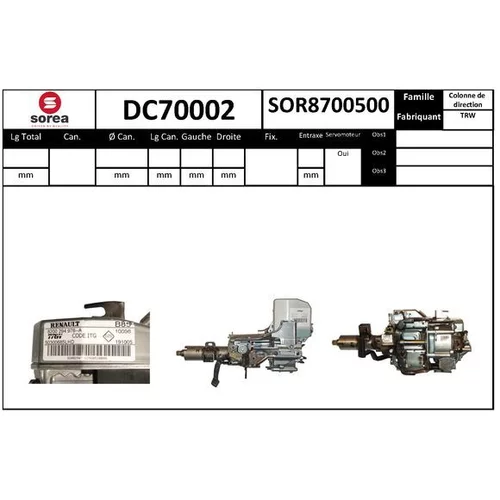 Stĺpik riadenia EAI DC70002
