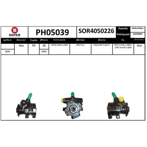 Hydraulické čerpadlo pre riadenie EAI PH05039