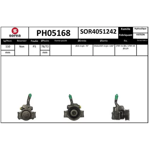 Hydraulické čerpadlo pre riadenie EAI PH05168