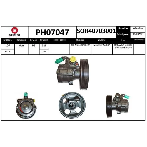 Hydraulické čerpadlo pre riadenie EAI PH07047