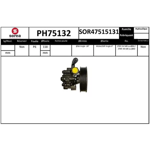 Hydraulické čerpadlo pre riadenie EAI PH75132
