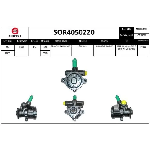 Hydraulické čerpadlo pre riadenie EAI SOR4050220