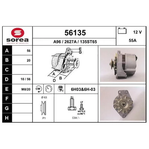 Alternátor EAI 56135