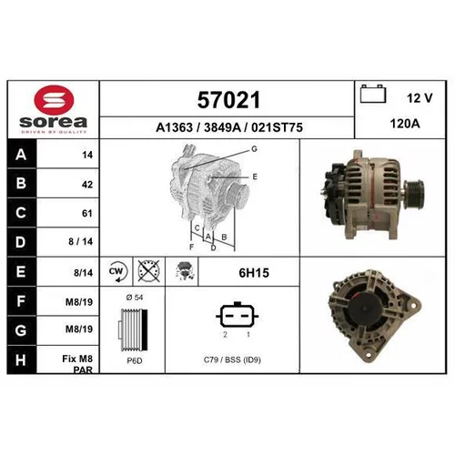 Alternátor EAI 57021
