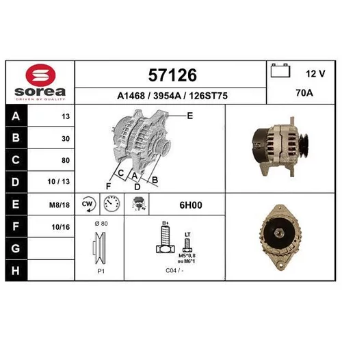 Alternátor EAI 57126
