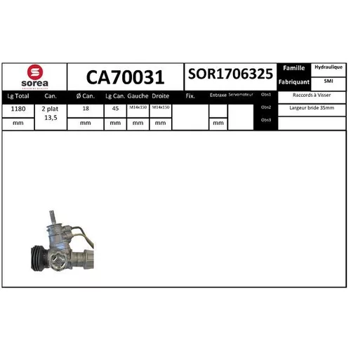 Prevodka riadenia EAI CA70031
