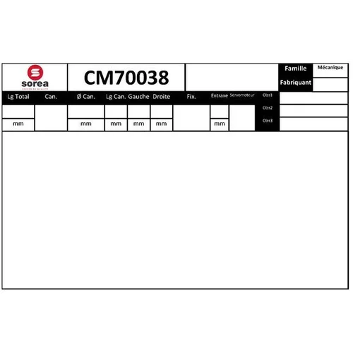 Prevodka riadenia EAI CM70038