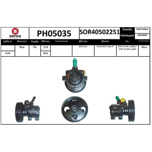 Hydraulické čerpadlo pre riadenie EAI PH05035