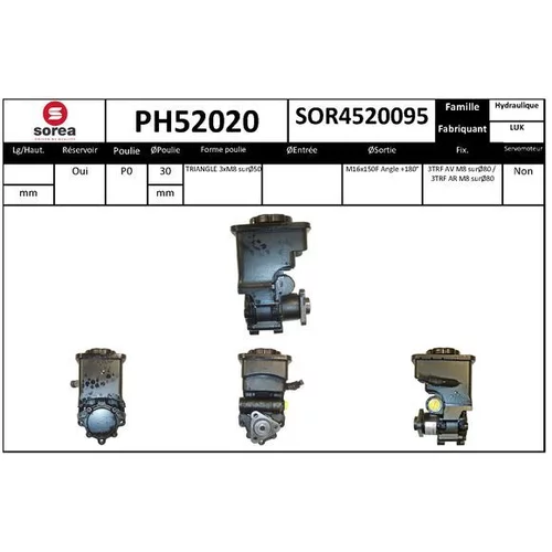 Hydraulické čerpadlo pre riadenie EAI PH52020