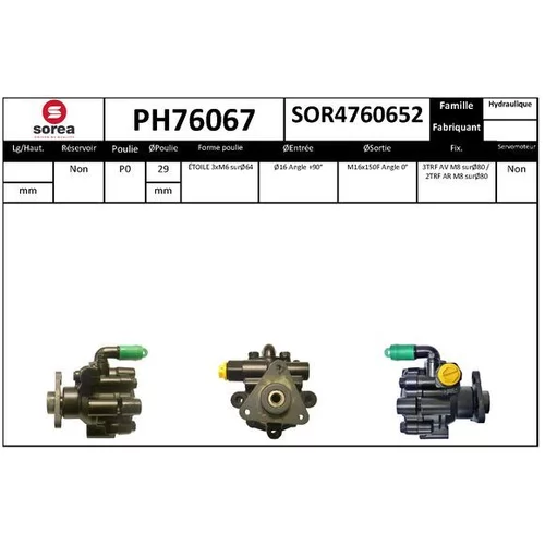 Hydraulické čerpadlo pre riadenie EAI PH76067
