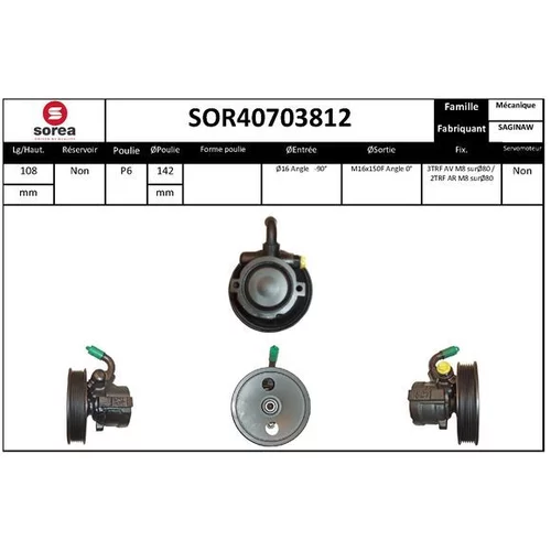 Hydraulické čerpadlo pre riadenie EAI SOR40703812