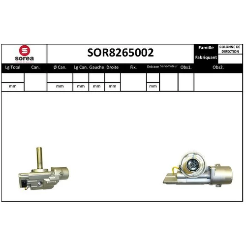 Stĺpik riadenia SOR8265002 /EAI/