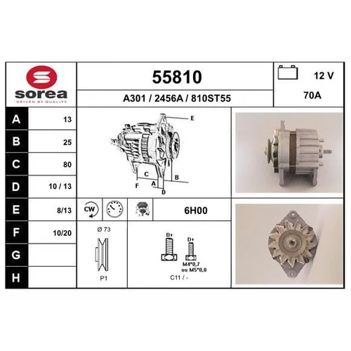 Alternátor EAI 55810