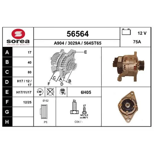 Alternátor EAI 56564