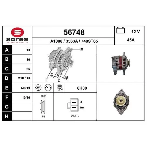 Alternátor EAI 56748
