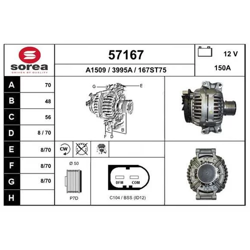 Alternátor EAI 57167