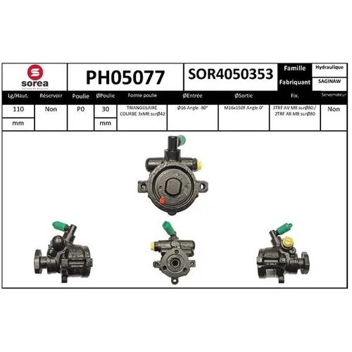 Hydraulické čerpadlo pre riadenie EAI PH05077