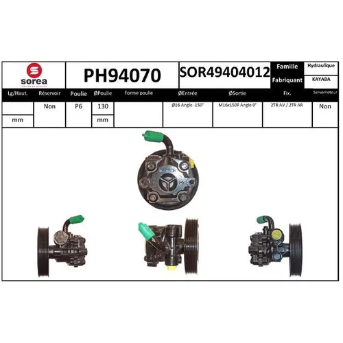 Hydraulické čerpadlo pre riadenie EAI PH94070
