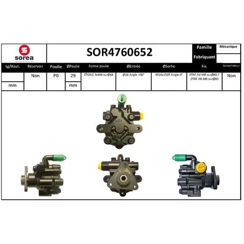 Hydraulické čerpadlo pre riadenie EAI SOR4760652