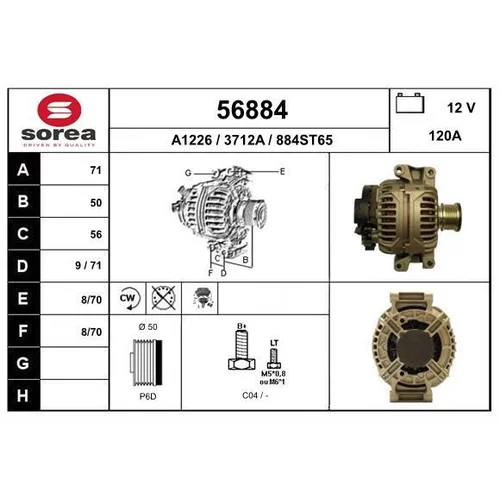 Alternátor EAI 56884