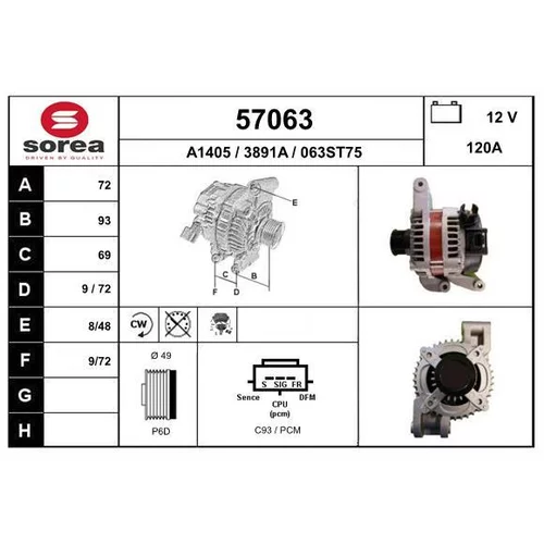 Alternátor EAI 57063